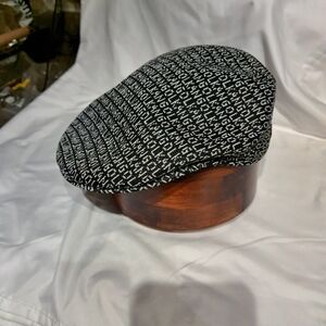 Kangol Black and White Patterned Hat